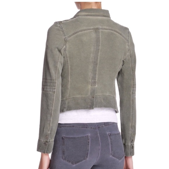 Anthropology Marrakech Meri Waterfall Zip/Snap Moto Jacket - Picture 2 of 6